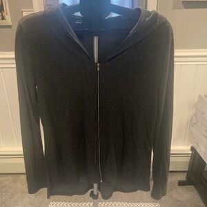 Gray Zip-Up Hoodie